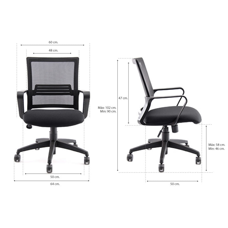 Silla Link Negra